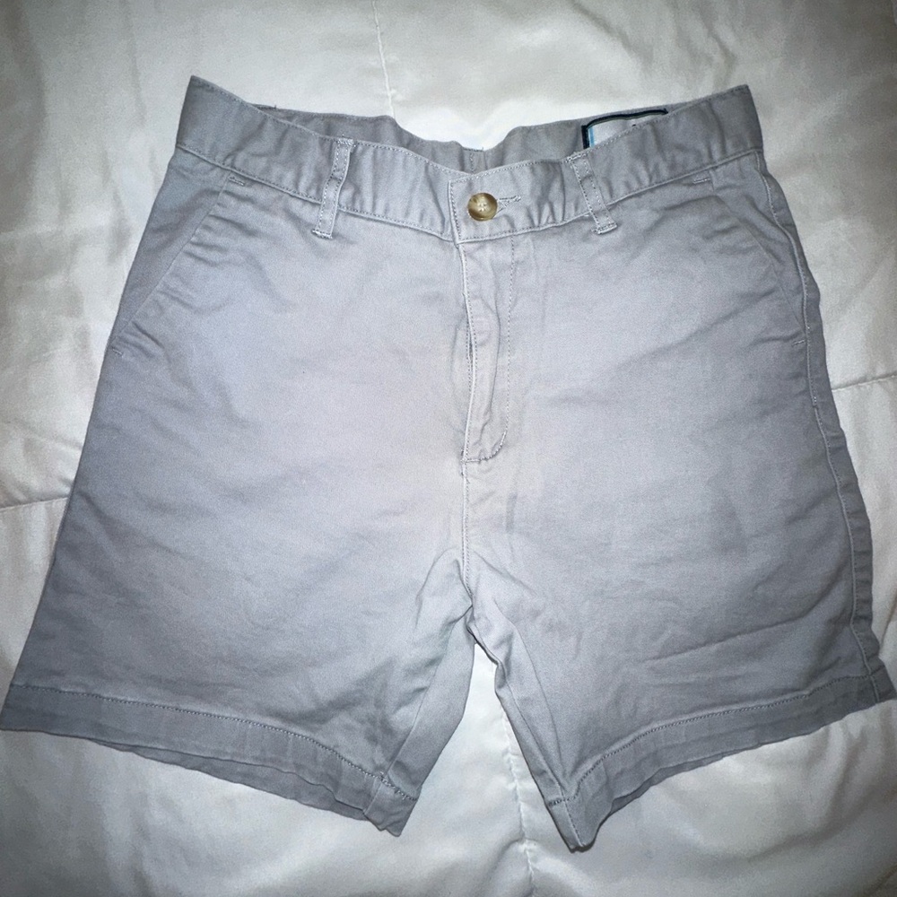 Boy’s Properly Tied Light Gray Flat Front Shorts